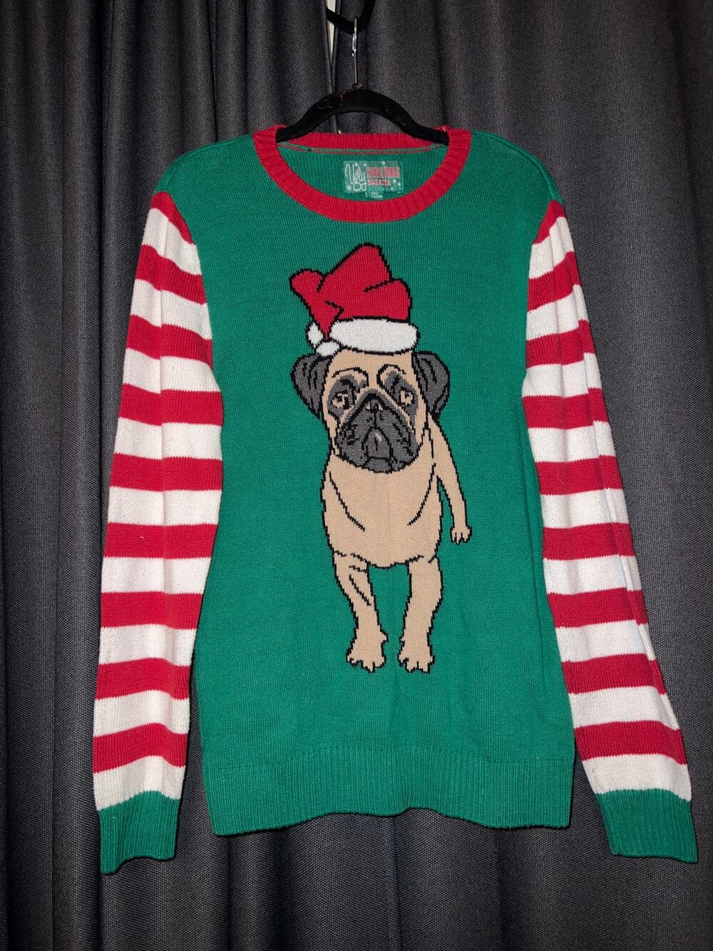 Ugly Christmas Sweater Xmas Size Small Dog